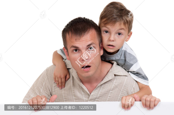 快樂爸爸和兒子