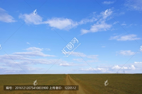 山路；景觀-天空云