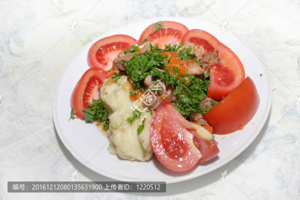 肉和蔬菜