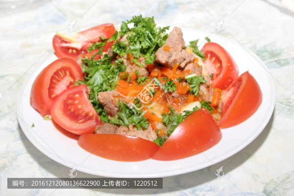 肉和蔬菜