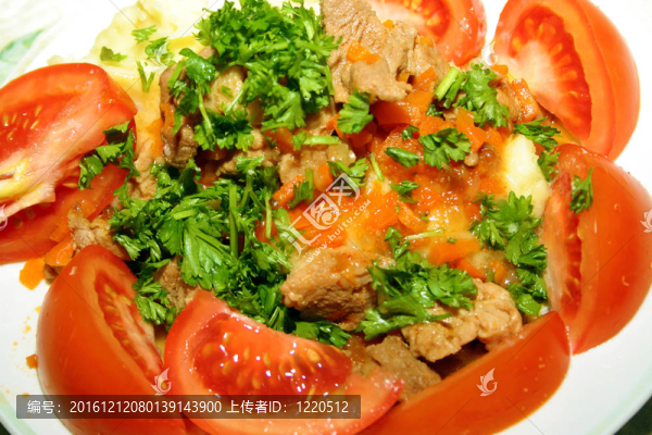 肉和蔬菜