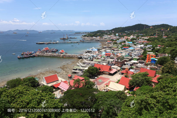 鳥瞰漁人村碼頭