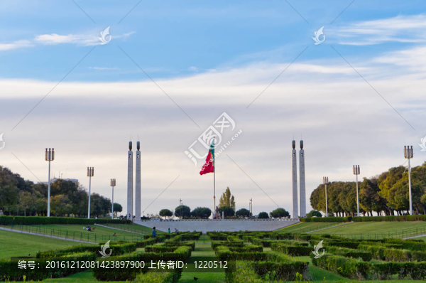 Parque,Eduardo,VII在Lisbon的中心；葡萄牙。