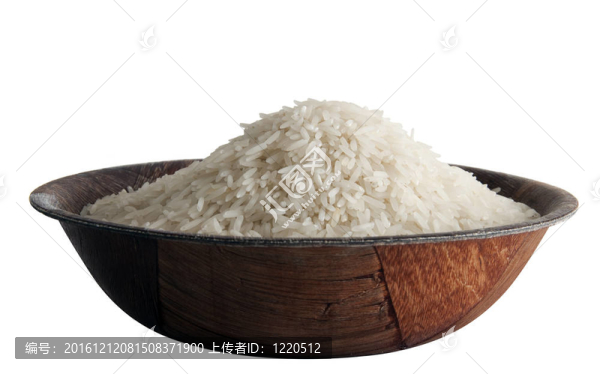 在碗里有些大米