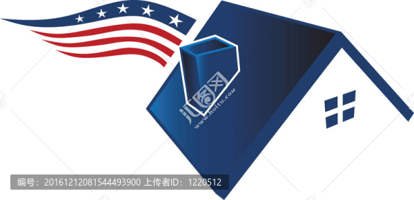 美國的房子圖標