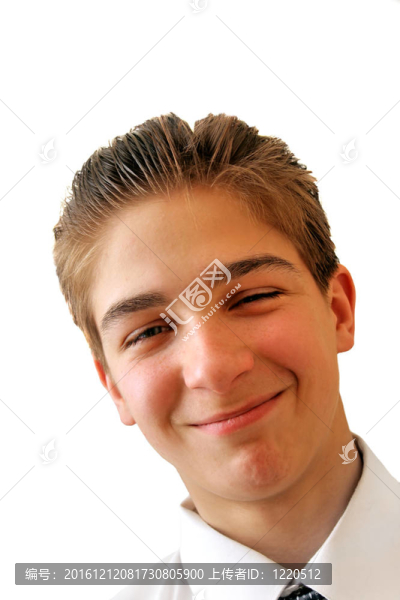 滿意的男孩