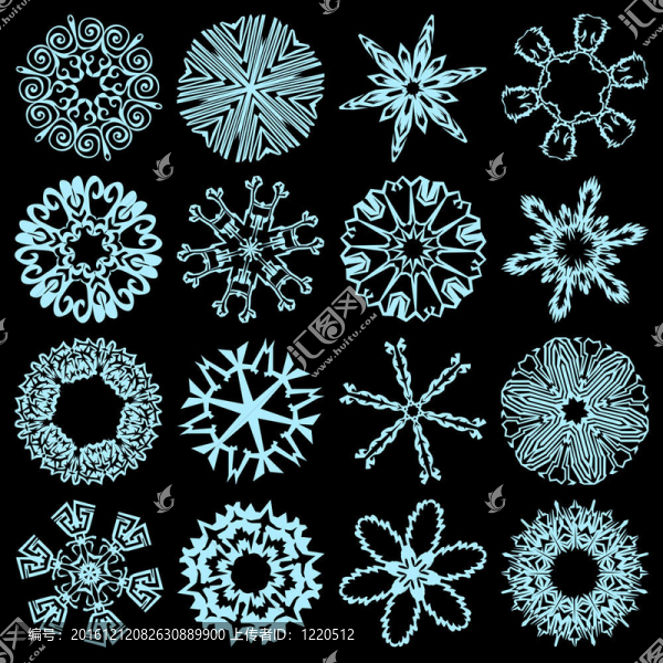 集雪花