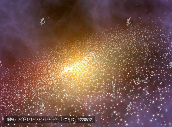 深空背景與星系