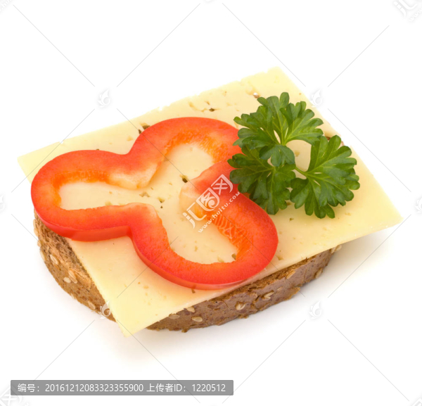 健康蔬菜三明治