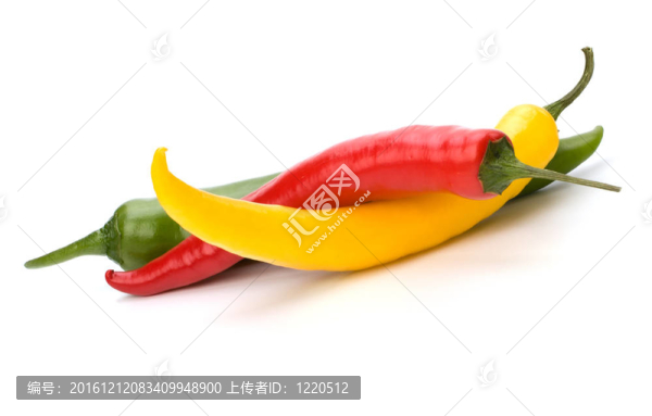 白背景辣椒