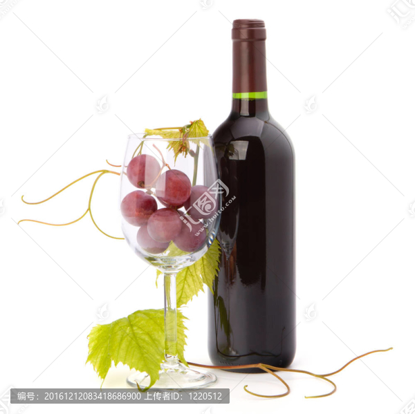 一瓶紅葡萄酒