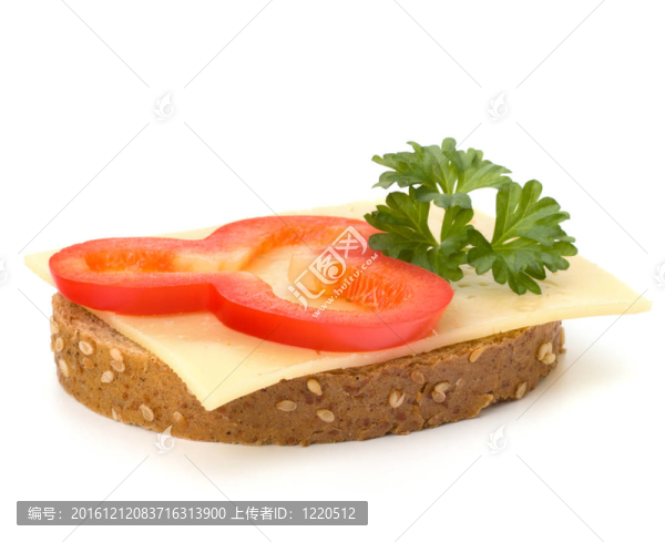 健康蔬菜三明治