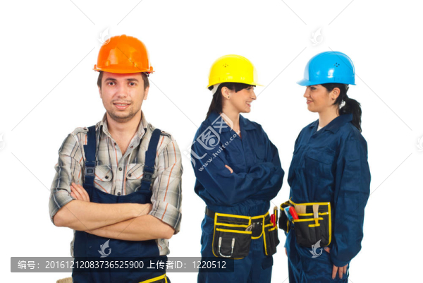 建筑工人和他的工人婦女隊
