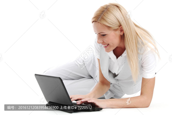 工作的筆記本電腦