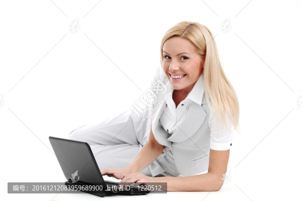 工作的筆記本電腦