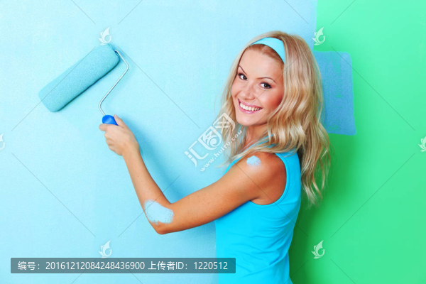墻上的女人