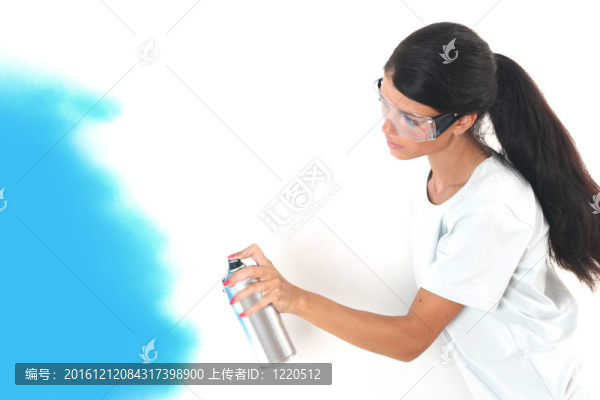女人畫墻