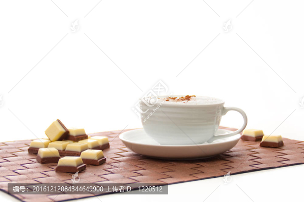 一杯巧克力咖啡