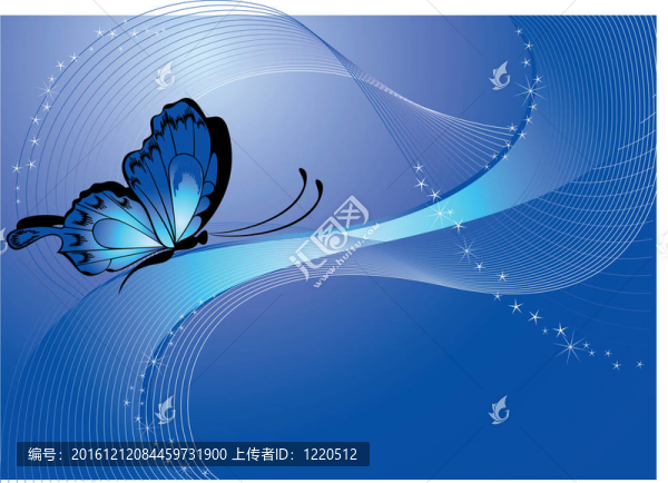 背景與蝴蝶