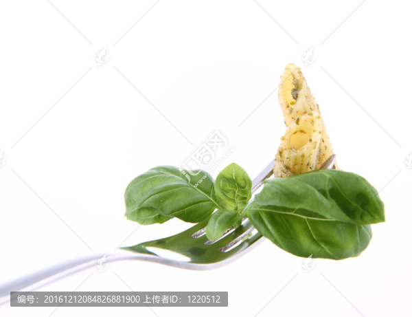 在一個(gè)叉醬通心粉