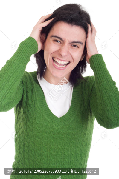強調休閑的女人