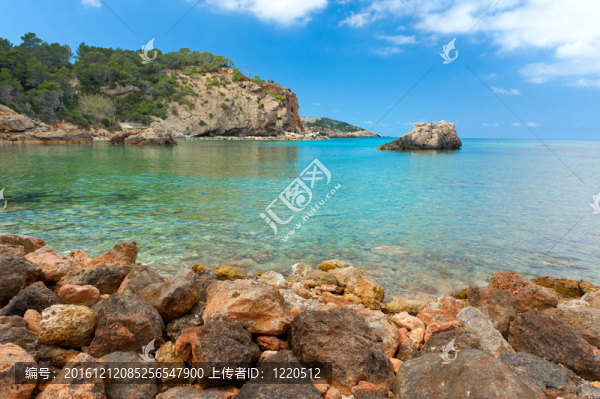 Cala,Xarraca；伊比薩西班牙
