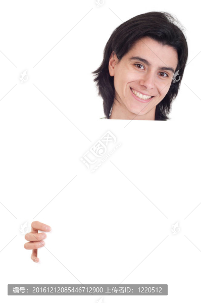 打著旗幟的女人