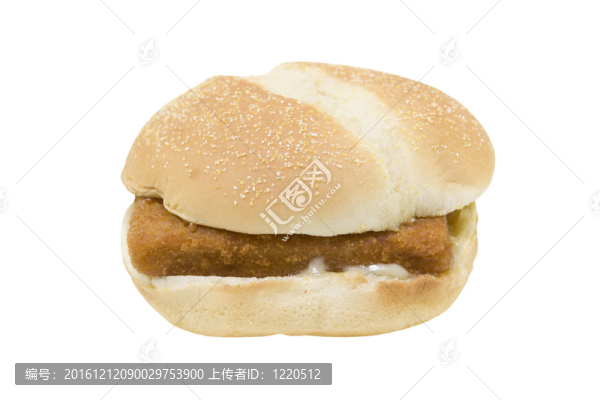 油炸魚三明治
