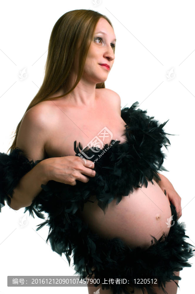 孕婦和黑蟒