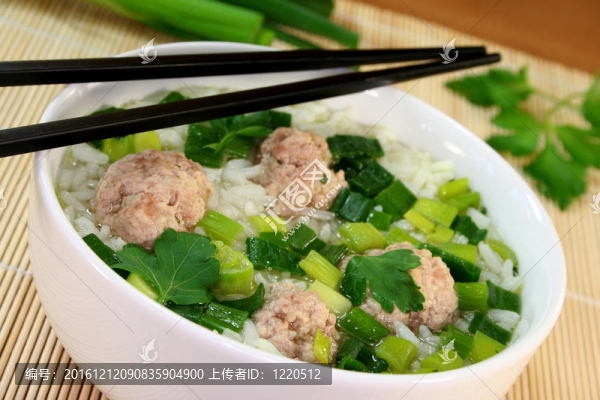 Rice丸子湯