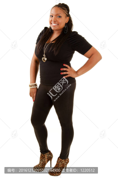美麗的非洲裔婦女