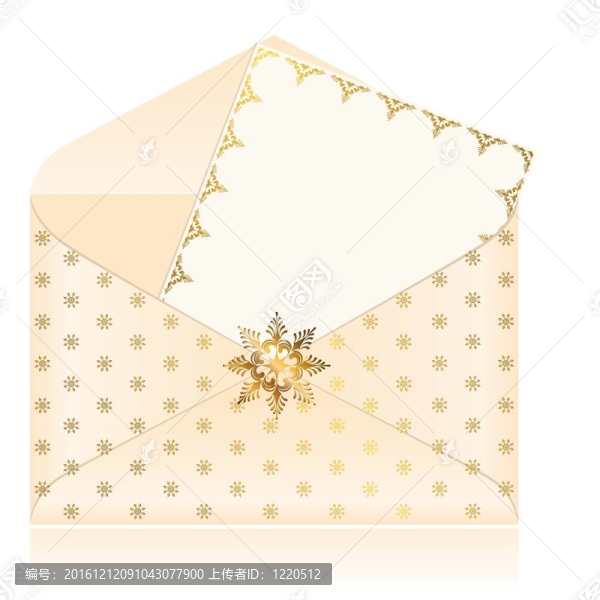 圣誕節(jié)慶祝的信封