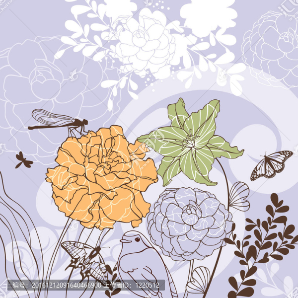 可愛(ài)的花卡