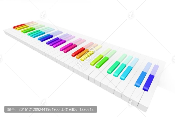 豐富多彩的鋼琴鍵盤