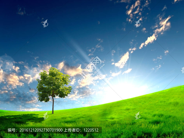 自然景觀與云