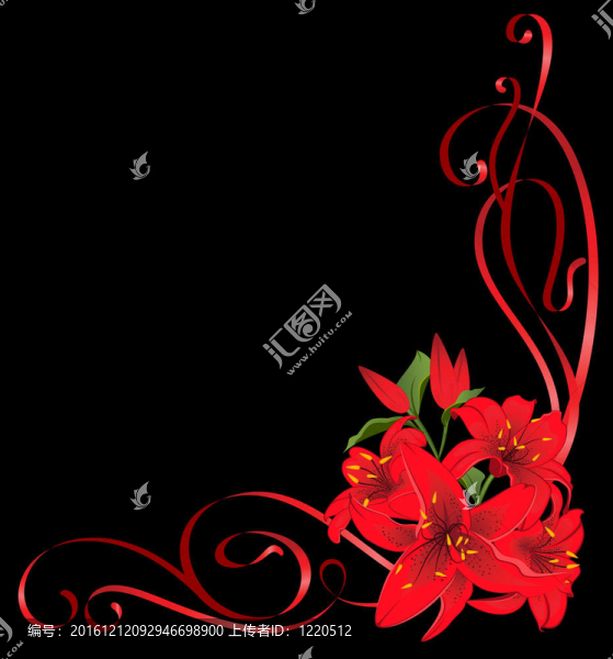 背景與美麗的花朵