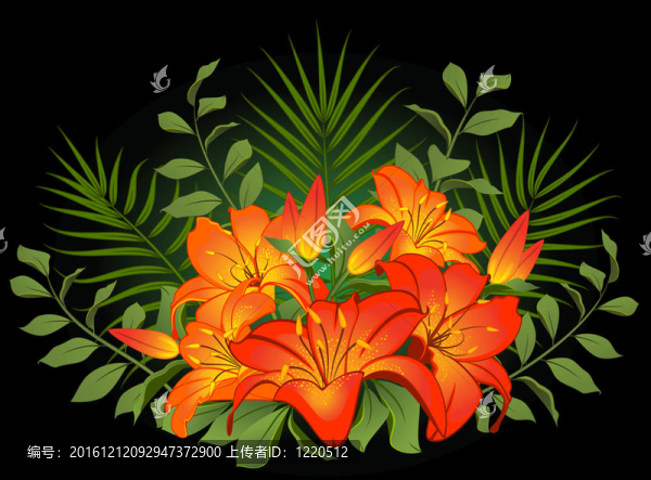 背景與美麗的花朵