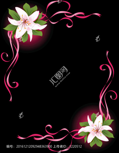 背景與美麗的花朵