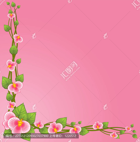 背景與美麗的花朵