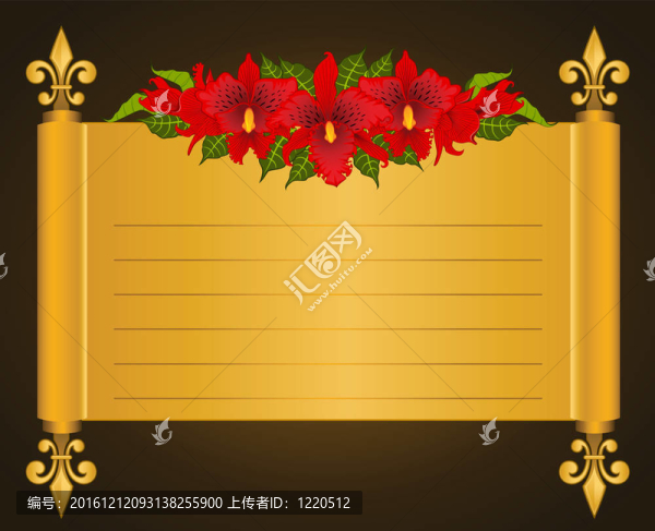 在紅色睪丸卷舊紙