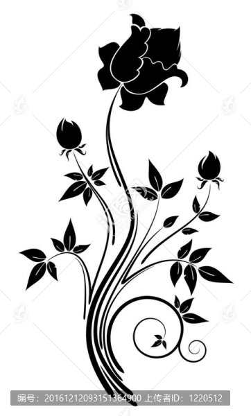 背景與抽象的花