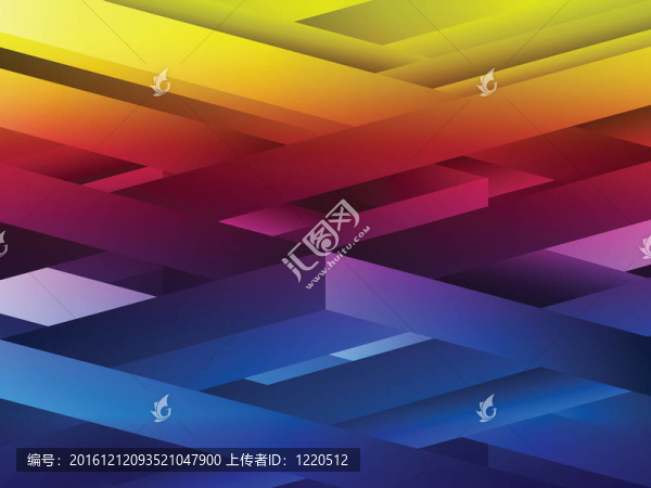 彩虹抽象幾何線背景。