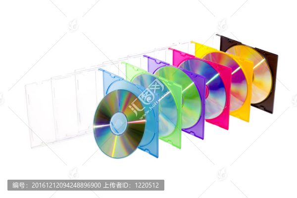 彩色盒中的CD