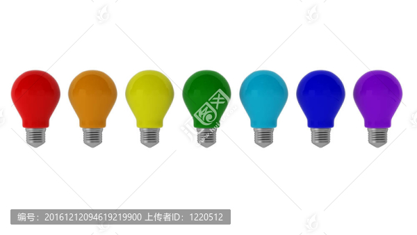 燈泡三維渲染