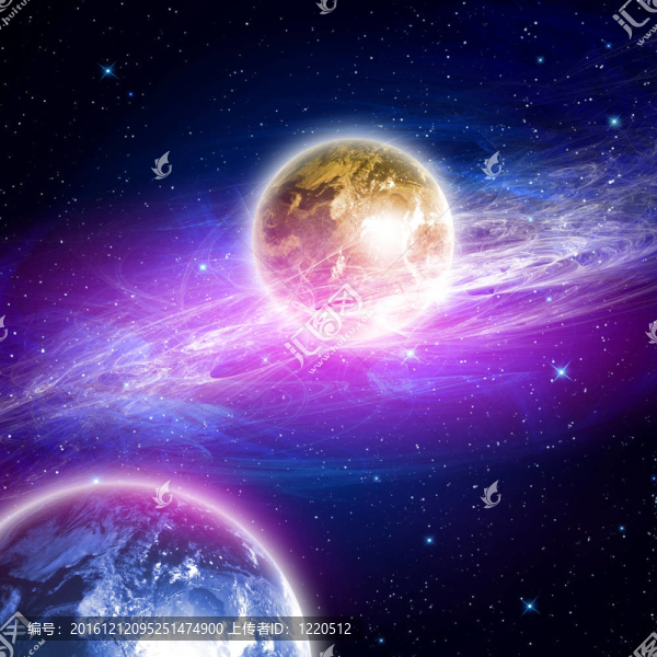 太空中的行星