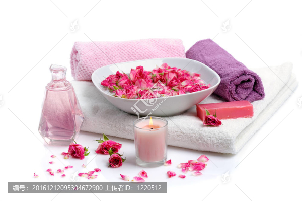 玫瑰花瓣水療