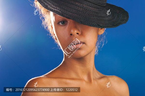 混血美女