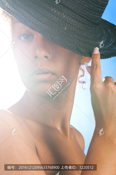 混血美女