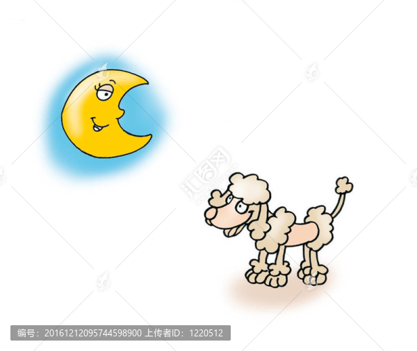 月亮和獅子狗