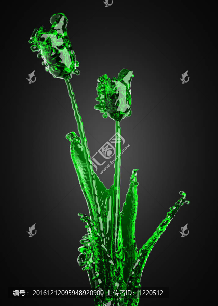 玻璃花